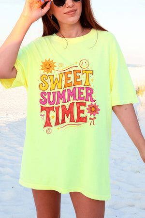 Golden Glow Sweet Summer Time Comfort Colors Adult Ring-Spun Cotton Tee