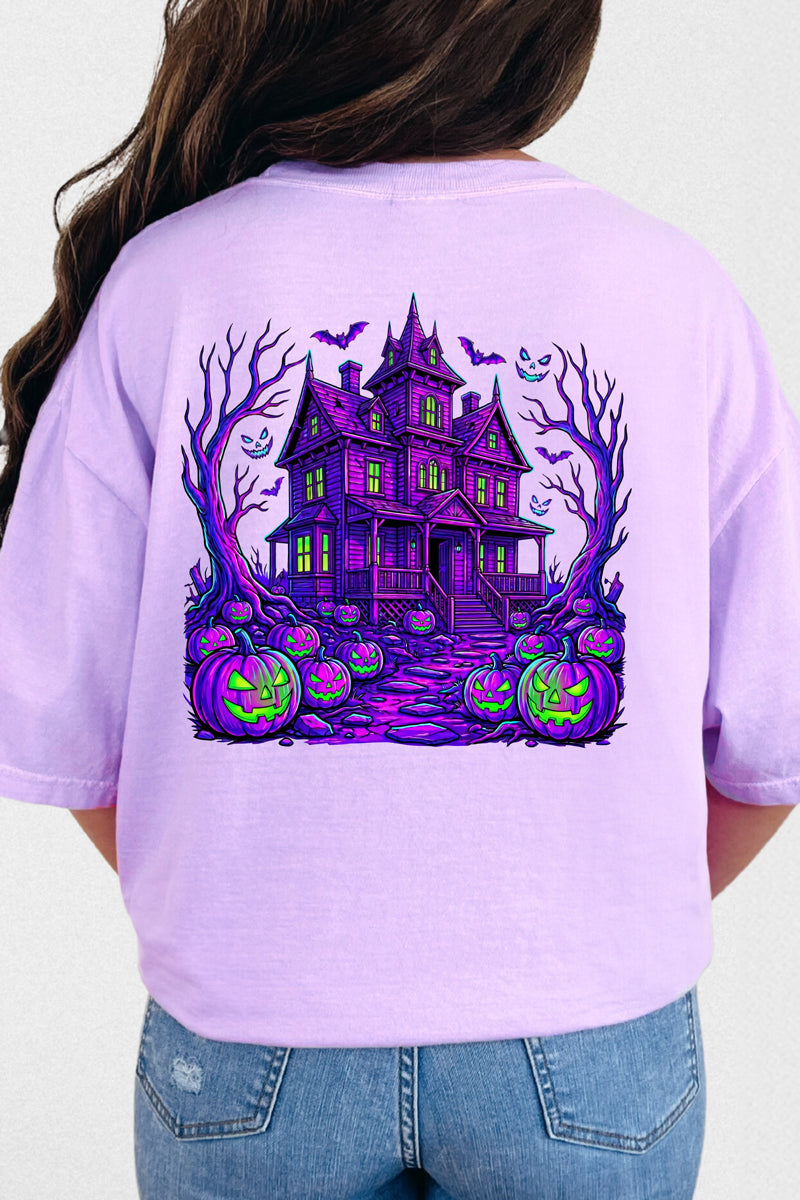 Neon Nightmare Full Front & Back Design Comfort Colors Adult Ring-Spun Cotton Tee