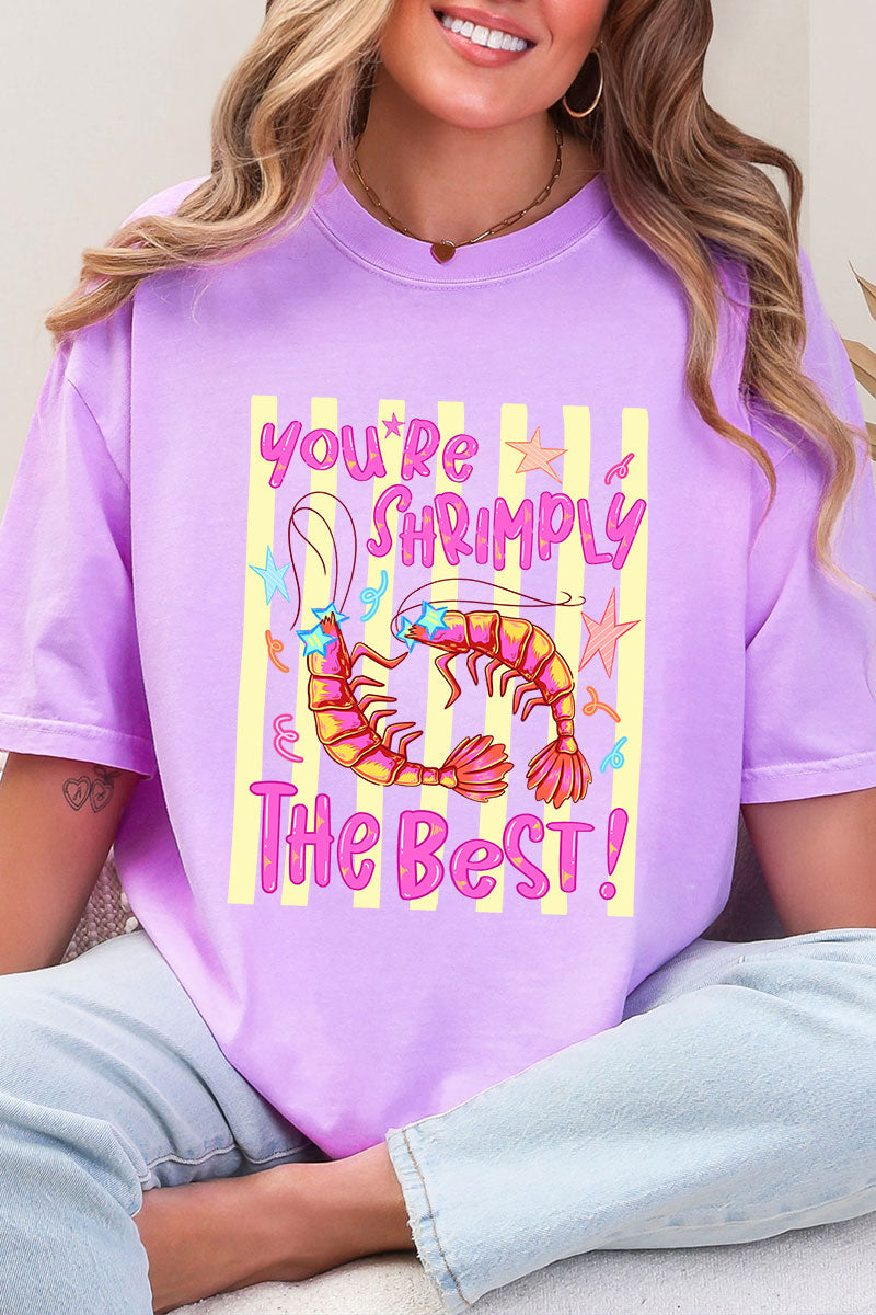 Shrimply The Best Comfort Colors Adult Ring-Spun Cotton Tee