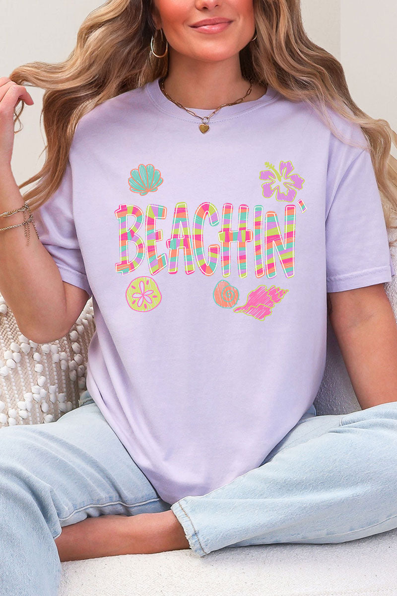 Paradise Painted Beachin' Comfort Colors Adult Ring-Spun Cotton Tee