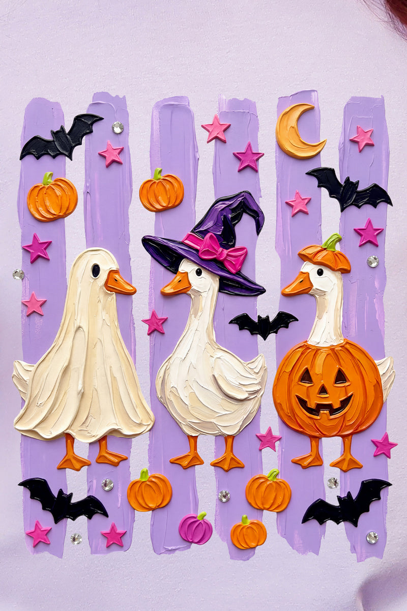 Quack-O-Lantern Crew Ready To Press DTF Transfer