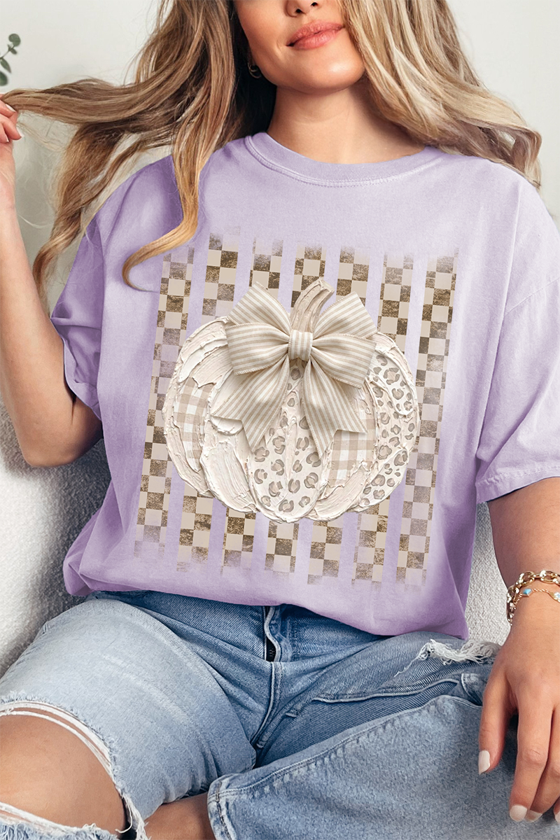 Painted Pumpkin Latte Comfort Colors Adult Ring-Spun Cotton Tee