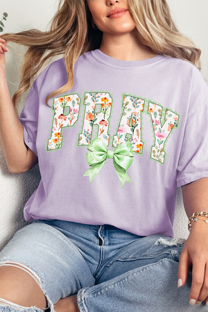 Watercolor Petaled Pray Comfort Colors Adult Ring-Spun Cotton Tee
