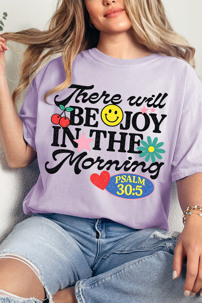 Joy In The Morning Comfort Colors Adult Ring-Spun Cotton Tee