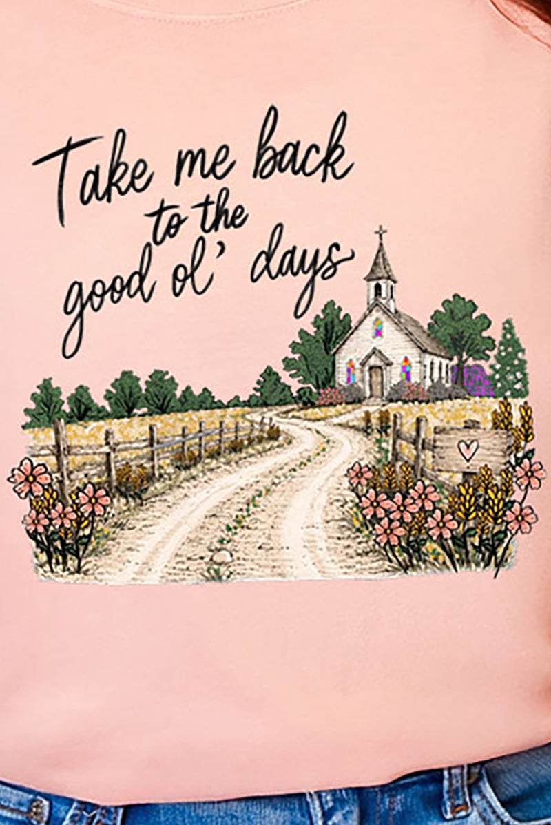 Take Me Back Comfort Colors Adult Ring-Spun Cotton Tee