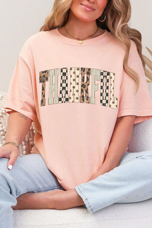Toasted Thankful Comfort Colors Adult Ring-Spun Cotton Tee