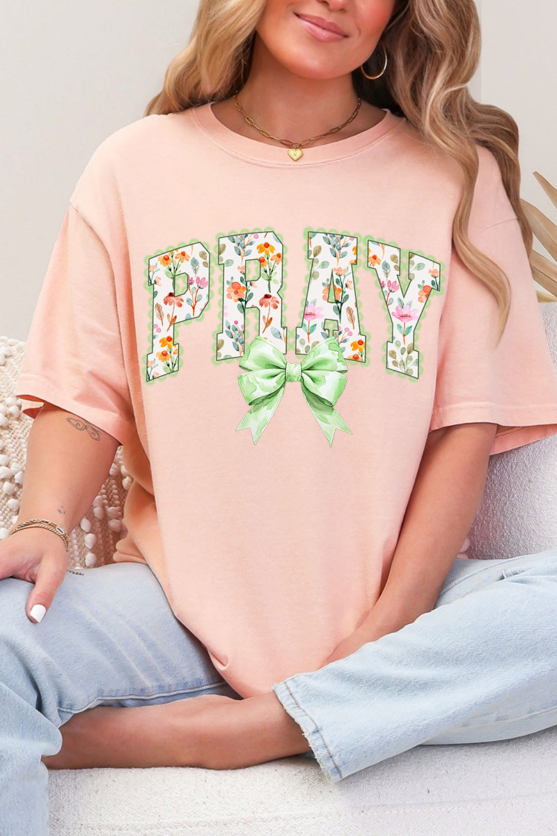 Watercolor Petaled Pray Comfort Colors Adult Ring-Spun Cotton Tee