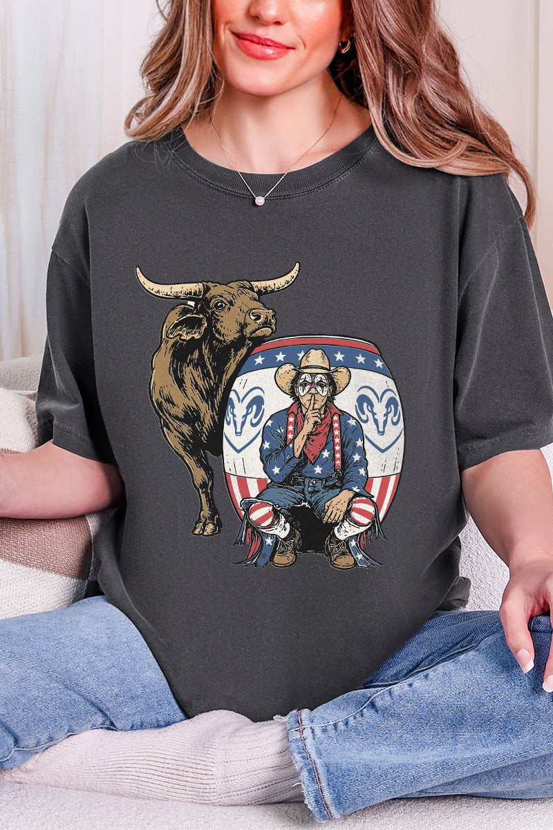 American Rodeo Clown Comfort Colors Adult Ring-Spun Cotton Tee