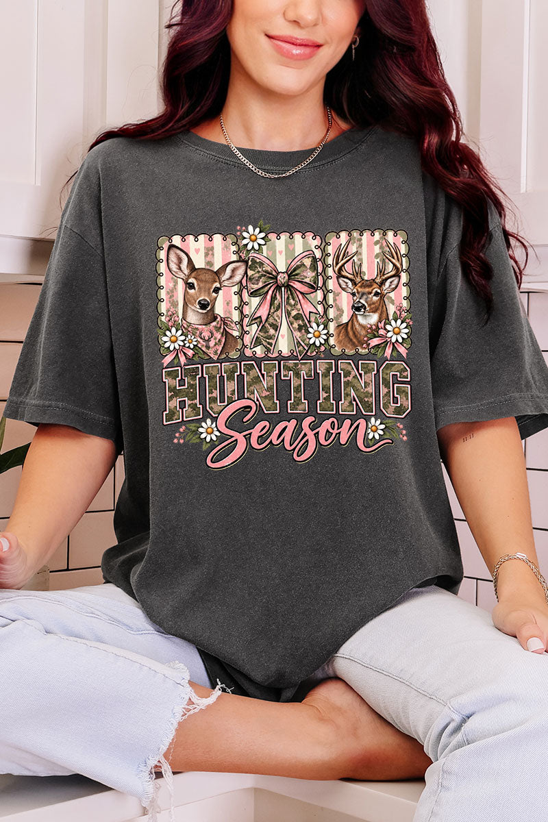 Camo & Bows Hunting Season Comfort Colors Adult Ring-Spun Cotton Tee