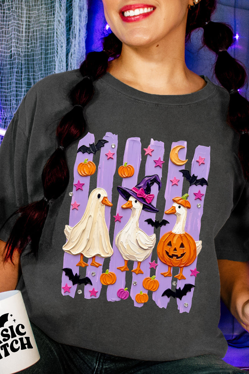 Quack-O-Lantern Crew Comfort Colors Adult Ring-Spun Cotton Tee