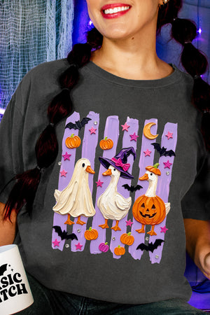 Quack-O-Lantern Crew Comfort Colors Adult Ring-Spun Cotton Tee
