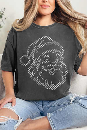 Classic Christmas Santa Comfort Colors Adult Ring-Spun Cotton Tee