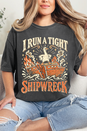 Tight Shipwreck Goose Comfort Colors Adult Ring-Spun Cotton Tee
