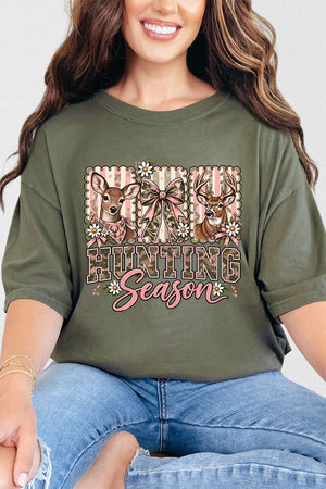 Camo & Bows Hunting Season Comfort Colors Adult Ring-Spun Cotton Tee
