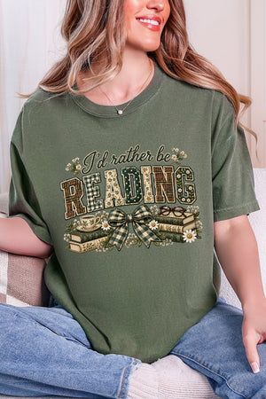 Cozy Reading Nook Comfort Colors Adult Ring-Spun Cotton Tee