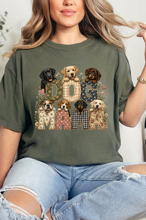 Puppy Patch Dog Mama Comfort Colors Adult Ring-Spun Cotton Tee