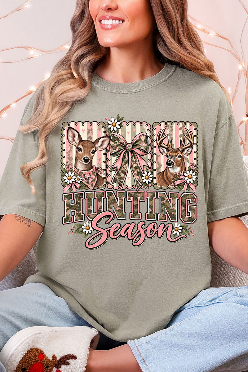 Camo & Bows Hunting Season Comfort Colors Adult Ring-Spun Cotton Tee