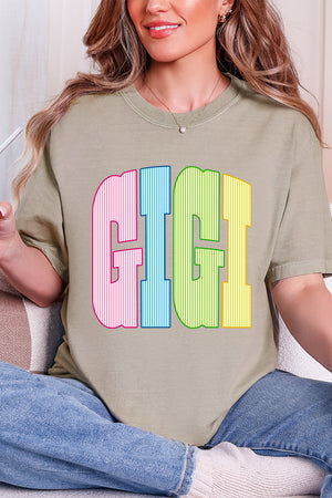 Color Me Loved Gigi Comfort Colors Adult Ring-Spun Cotton Tee