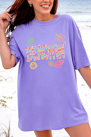 Paradise Painted Beachin' Comfort Colors Adult Ring-Spun Cotton Tee