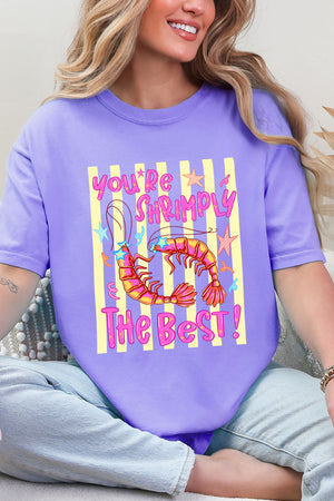 Shrimply The Best Comfort Colors Adult Ring-Spun Cotton Tee