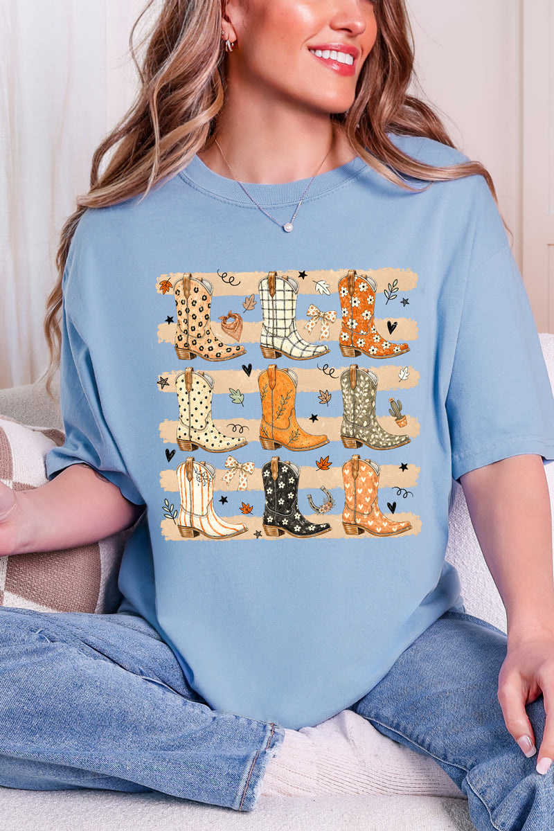 Kickin’ Up Autumn Comfort Colors Adult Ring-Spun Cotton Tee