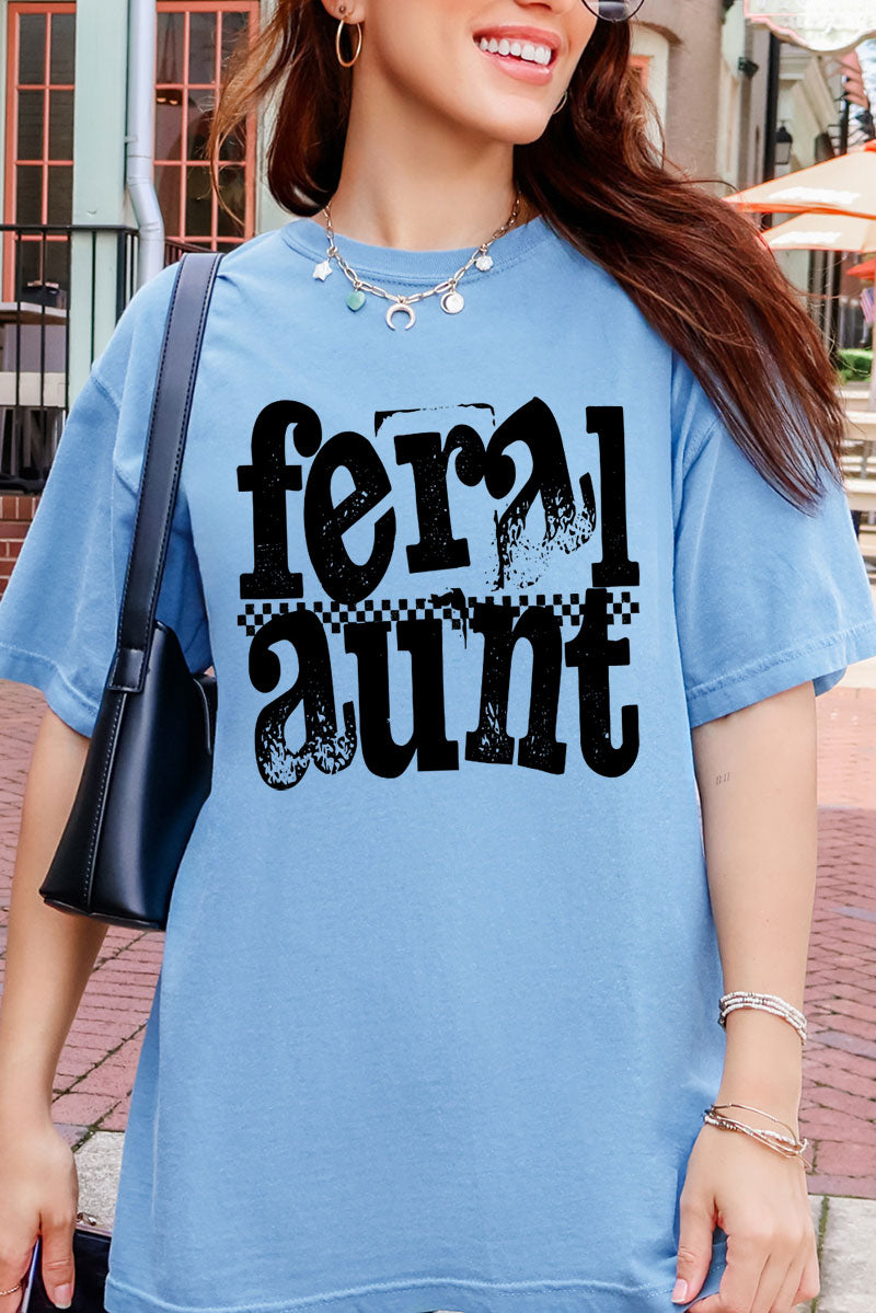 Feral Aunt Comfort Colors Adult Ring-Spun Cotton Tee