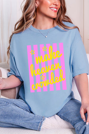 Retro Pop Make Heaven Crowded Comfort Colors Adult Ring-Spun Cotton Tee