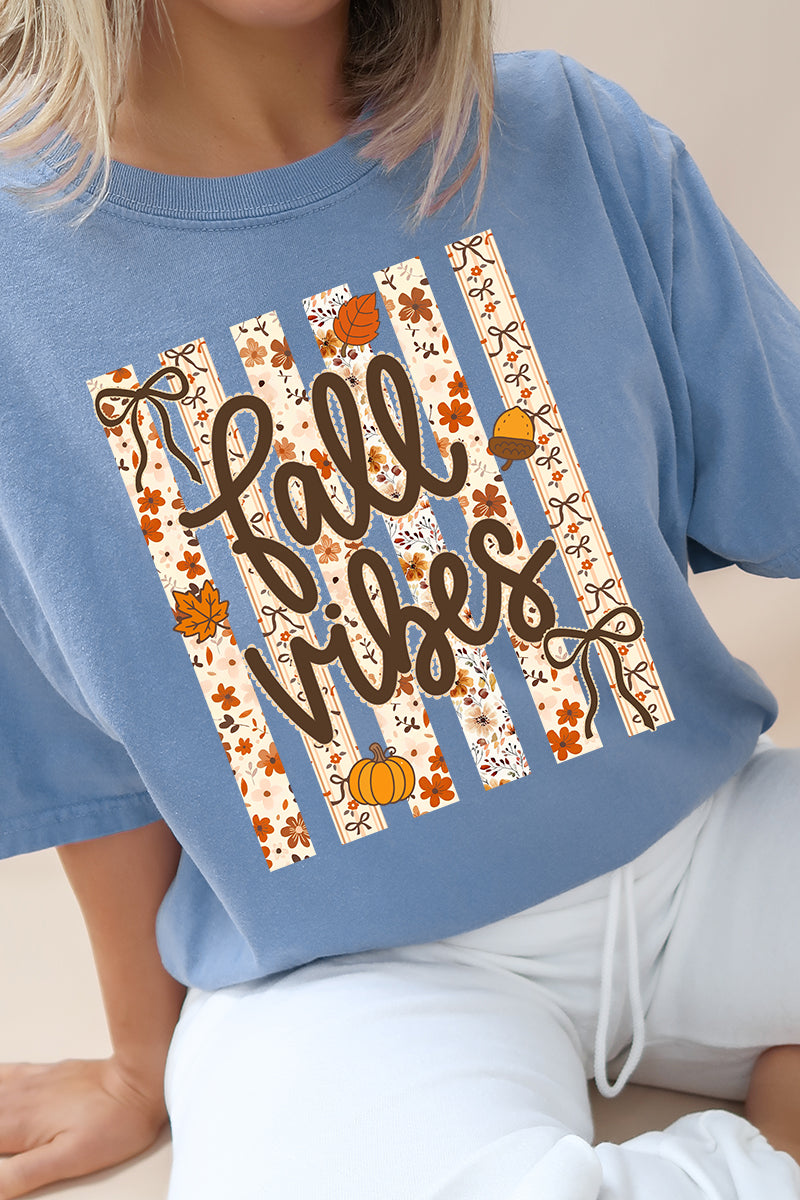 Cozy Coquette Fall Vibes Comfort Colors Adult Ring-Spun Cotton Tee