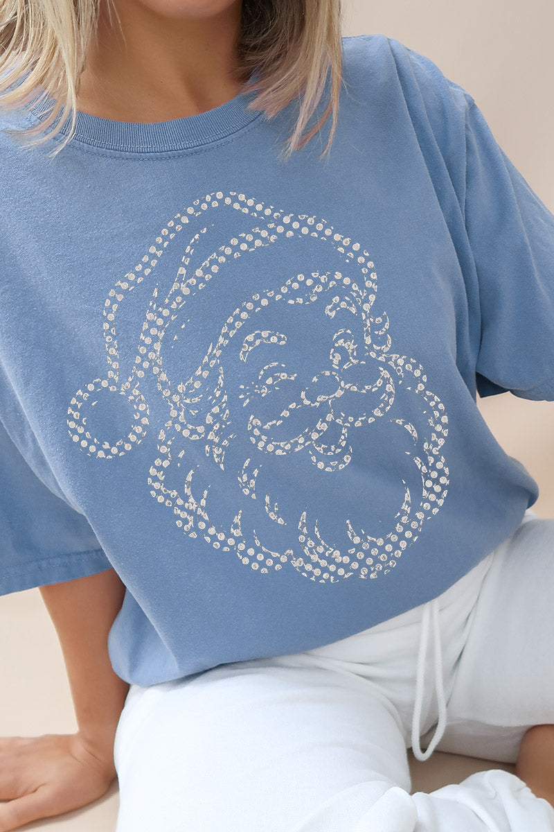 Classic Christmas Santa Comfort Colors Adult Ring-Spun Cotton Tee