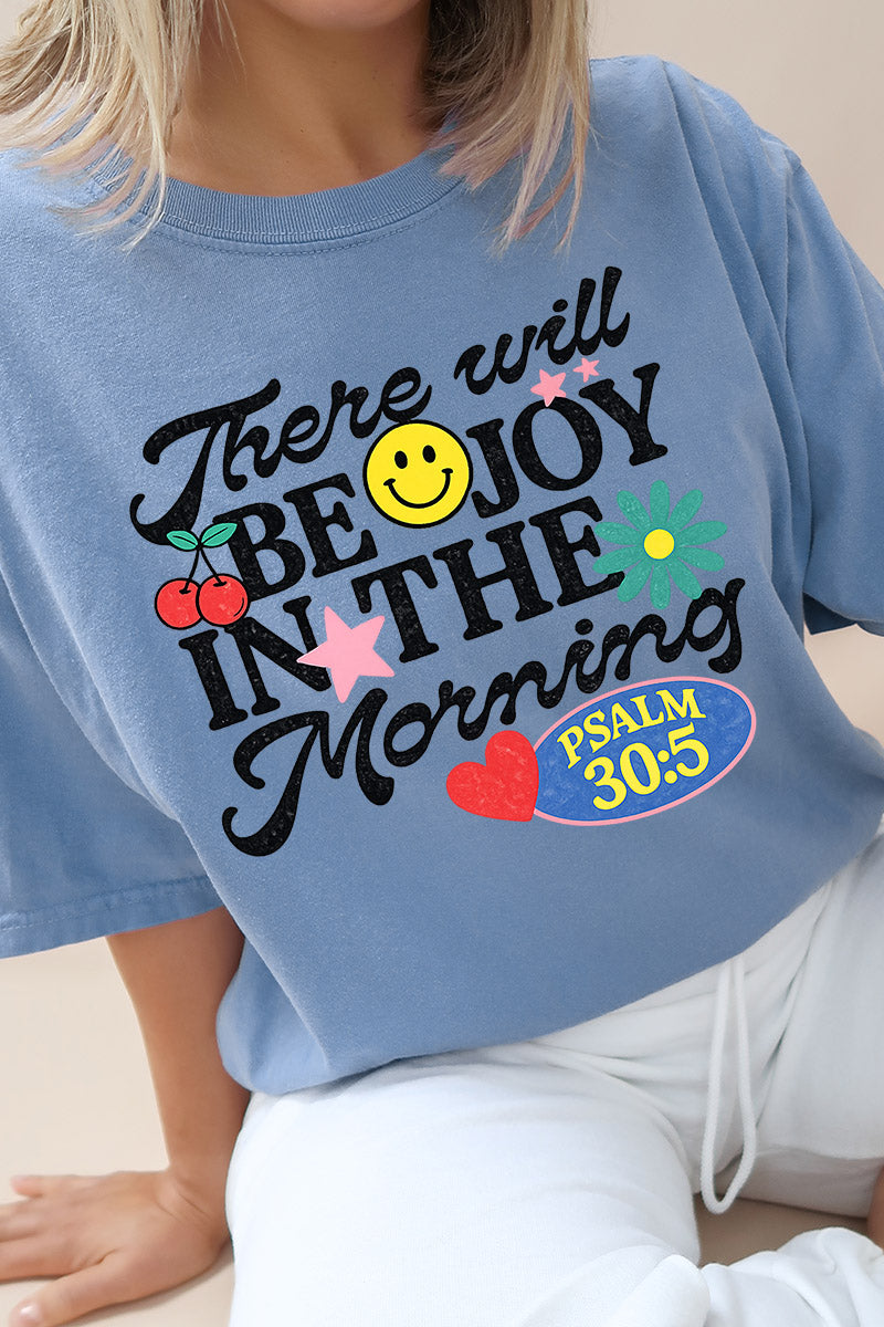 Joy In The Morning Comfort Colors Adult Ring-Spun Cotton Tee