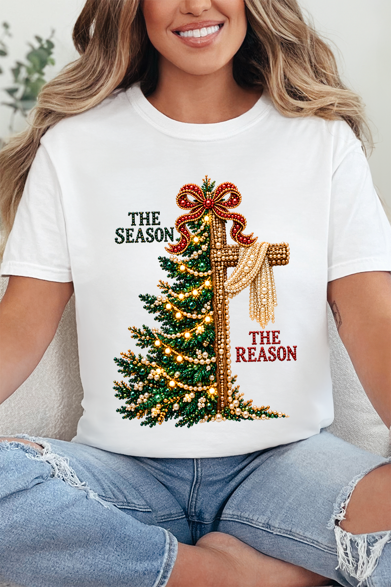 The Season The Reason Comfort Colors Adult Ring-Spun Cotton Tee