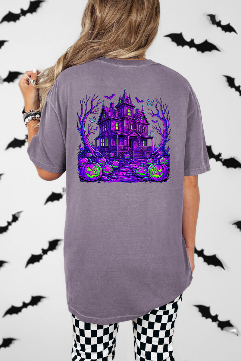 Neon Nightmare Full Front & Back Design Comfort Colors Adult Ring-Spun Cotton Tee