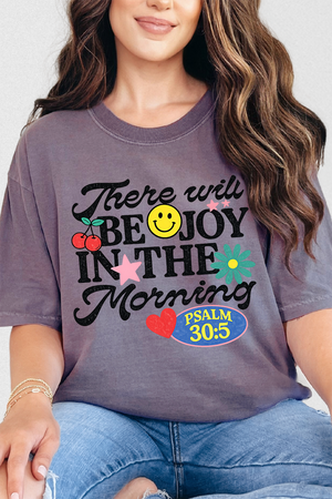 Joy In The Morning Comfort Colors Adult Ring-Spun Cotton Tee