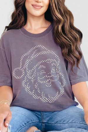 Classic Christmas Santa Comfort Colors Adult Ring-Spun Cotton Tee