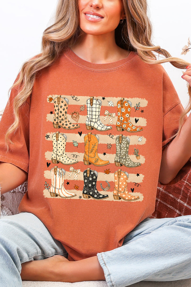 Kickin’ Up Autumn Comfort Colors Adult Ring-Spun Cotton Tee