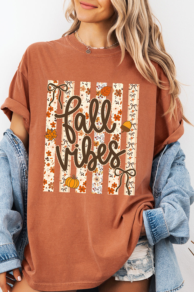 Cozy Coquette Fall Vibes Comfort Colors Adult Ring-Spun Cotton Tee