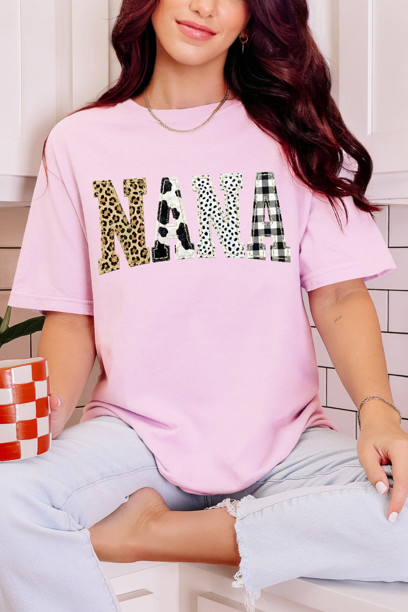 Pattern Play Nana Comfort Colors Adult Ring-Spun Cotton Tee
