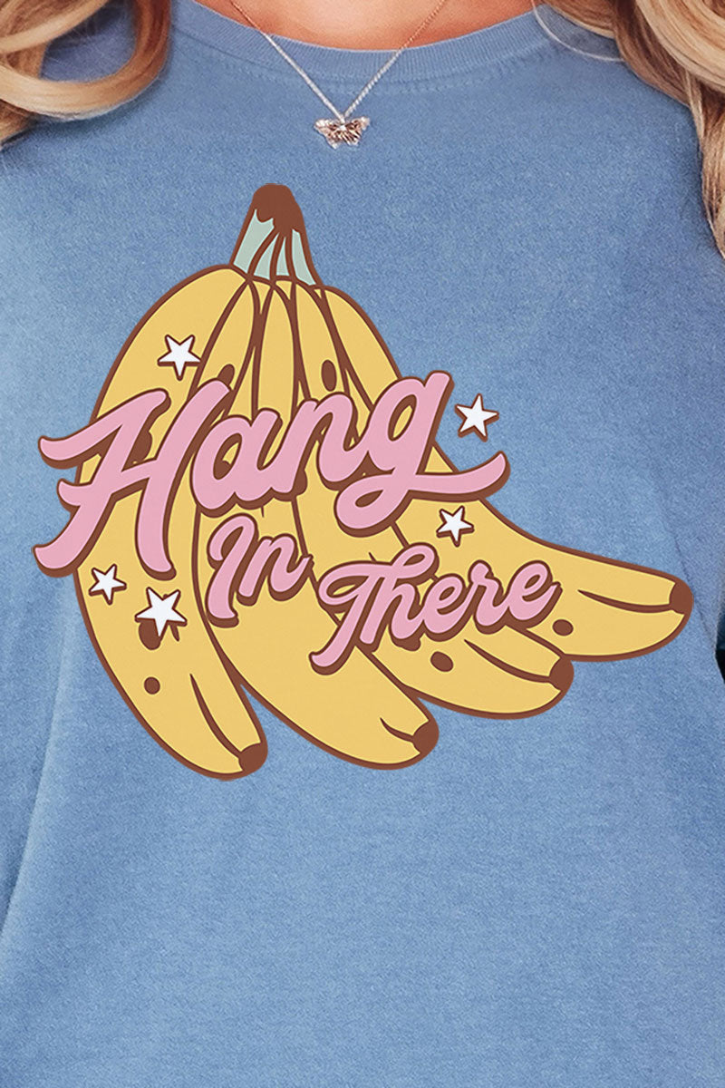 Hang In There Bananas Comfort Colors Adult Ring-Spun Cotton Tee