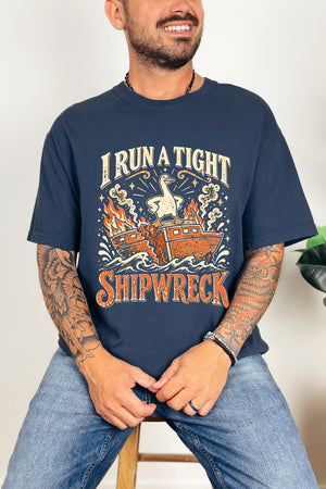 Tight Shipwreck Goose Comfort Colors Adult Ring-Spun Cotton Tee