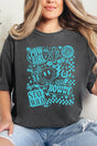 Turquoise Western Collage Comfort Colors Adult Ring-Spun Cotton Tee