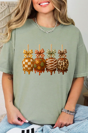 Harvest Painted Apples Comfort Colors Adult Ring-Spun Cotton Tee