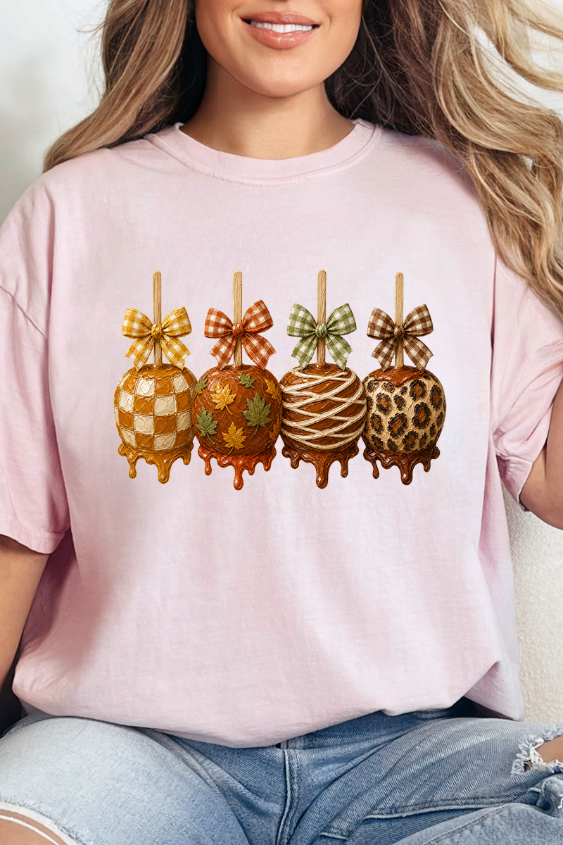 Harvest Painted Apples Comfort Colors Adult Ring-Spun Cotton Tee