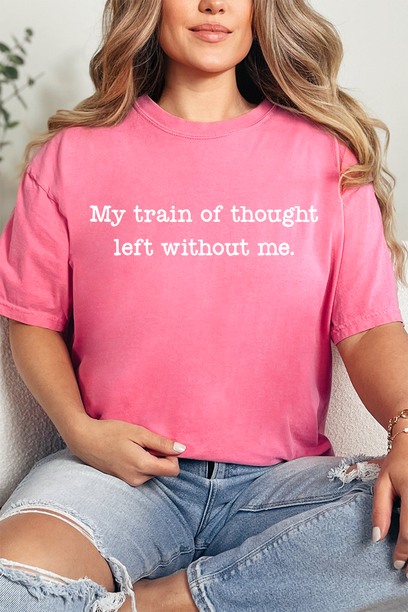 Train Of Thought Comfort Colors Adult Ring-Spun Cotton Tee
