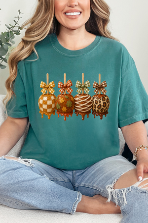 Harvest Painted Apples Comfort Colors Adult Ring-Spun Cotton Tee
