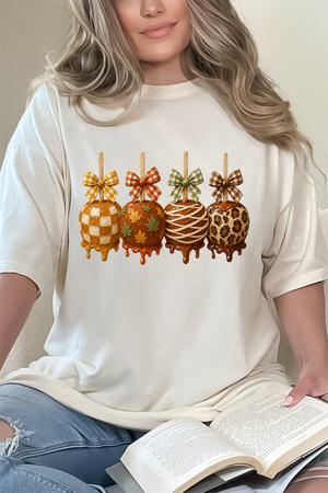 Harvest Painted Apples Comfort Colors Adult Ring-Spun Cotton Tee