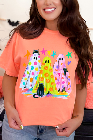 Neon Night Spirits Comfort Colors Adult Ring-Spun Cotton Tee