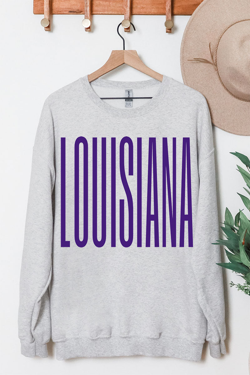Varsity Louisiana Heavy Blend Crew Sweatshirt