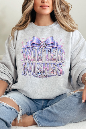 Winter Wishes Wonderland Heavy Blend Crew Sweatshirt