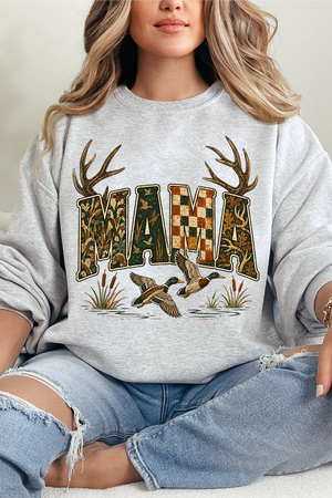 Woodland Mama Heavy Blend Crew Sweatshirt