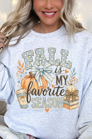 Fall Season Charm Heavy Blend Crew Sweatshirt